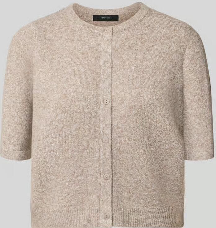 Vero Moda regular fit gebreid jack met korte mouw model 'VMDOFFY' - Foto 3
