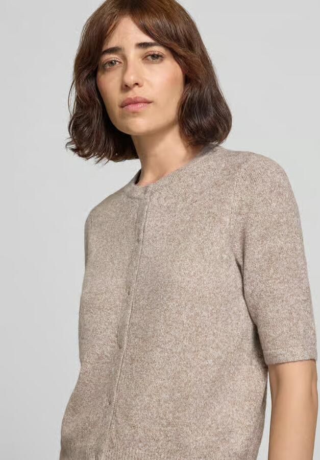 Vero Moda regular fit gebreid jack met korte mouw model 'VMDOFFY' - Foto 4