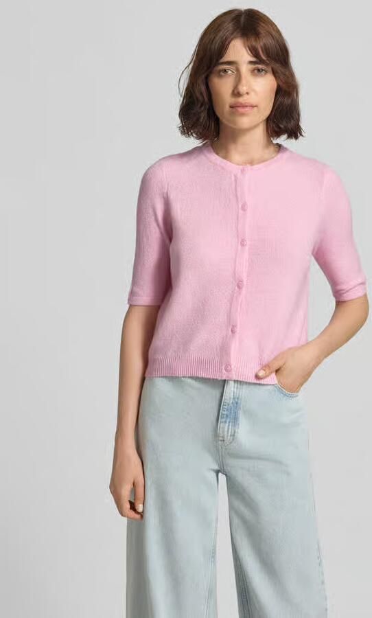 Vero Moda regular fit gebreid jack met korte mouw model 'VMDOFFY' - Foto 2