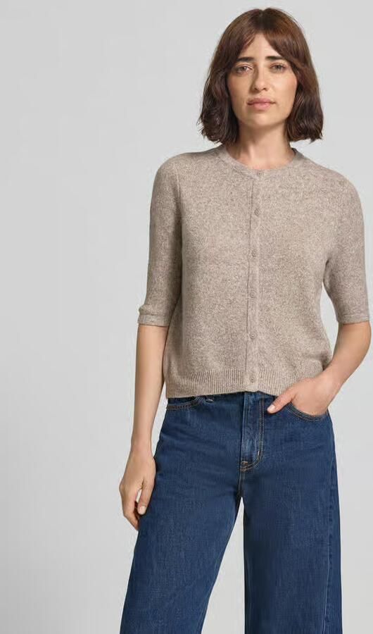 Vero Moda regular fit gebreid jack met korte mouw model 'VMDOFFY' - Foto 4