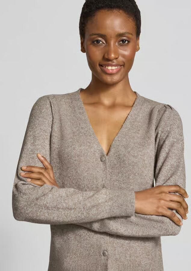 Vero Moda Regular fit gebreid jack met v-hals model 'DOFFY' - Foto 2