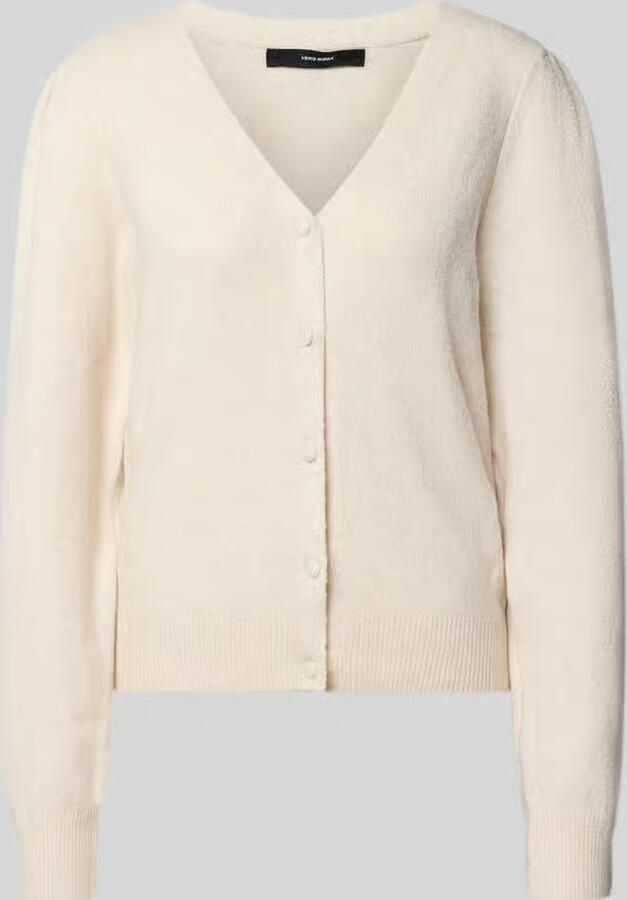 Vero Moda Regular fit gebreid jack met v-hals model 'DOFFY' - Foto 2