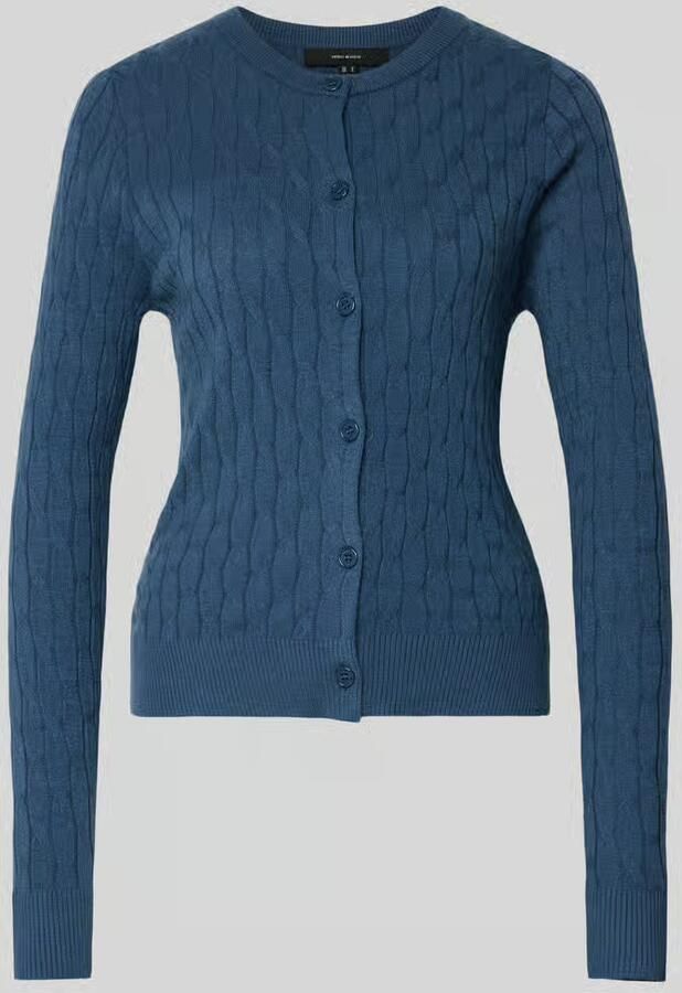 Vero Moda Regular fit gebreid jack met viscose model 'FANTASTIC'