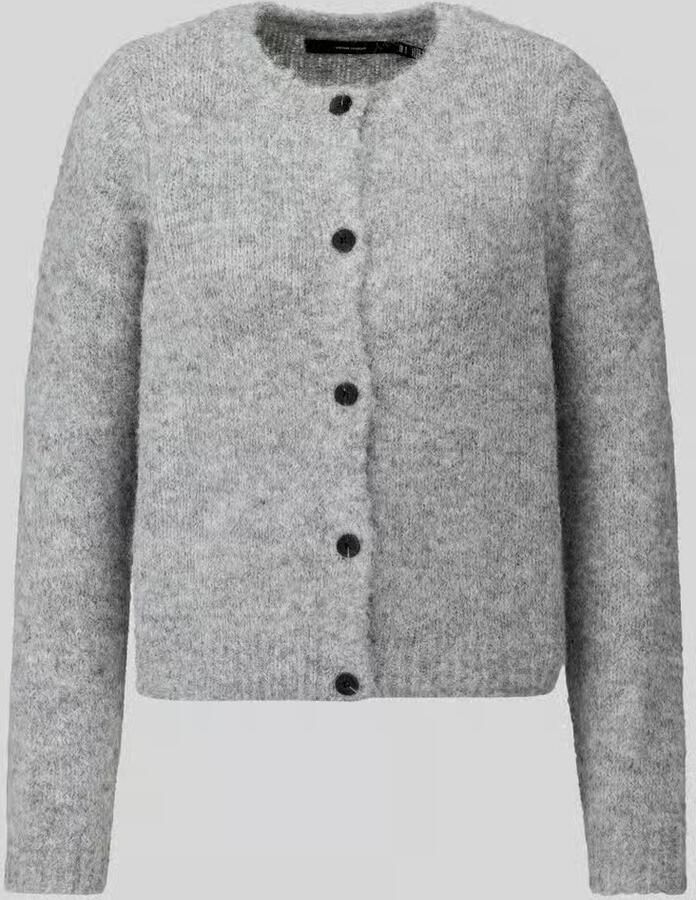 Vero Moda Regular fit gebreid jack met wol en knoopsluiting model 'NOVAH' - Foto 2