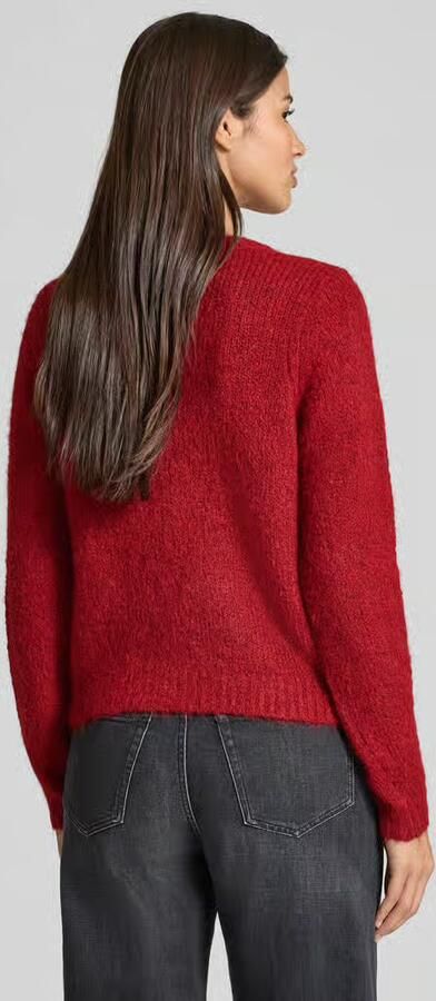 Vero Moda Regular fit gebreid jack met wol en knoopsluiting model 'NOVAH'