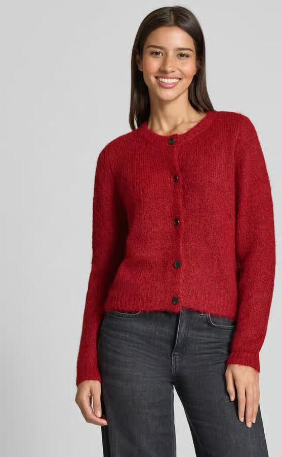 Vero Moda Regular fit gebreid jack met wol en knoopsluiting model 'NOVAH' - Foto 2