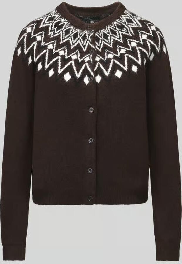 Vero Moda Regular fit gebreid jack met wolgehalte model 'KARLA'