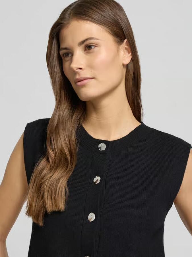Vero Moda Regular fit gebreid jack van viscosemix model 'GOLD' - Foto 2