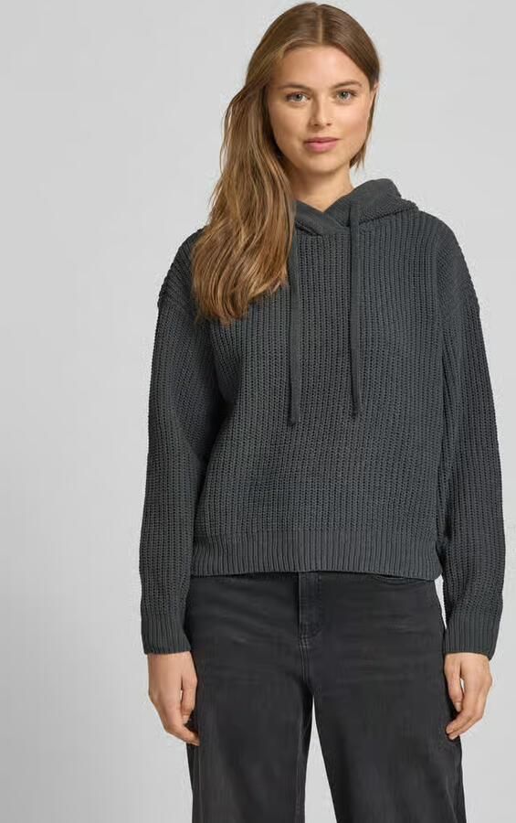 Vero Moda Regular fit gebreide pullover met capuchon model 'NEAT' - Foto 2