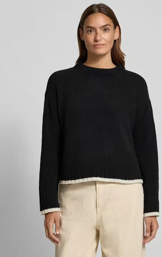 Vero Moda Regular fit gebreide pullover met contrastzoom model 'SHADOW' - Foto 2