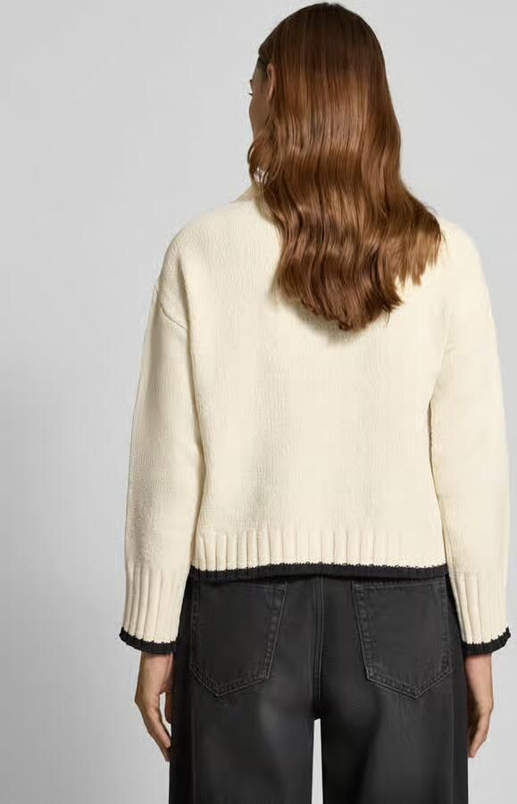 Vero Moda Regular fit gebreide pullover met contrastzoom model 'SHADOW' - Foto 7