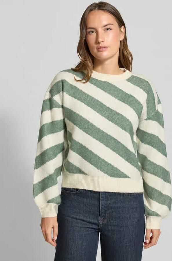 Vero Moda Regular fit gebreide pullover met extra brede schouders model 'LARA' - Foto 2