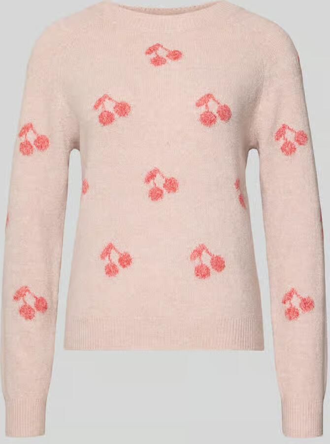 Vero Moda Regular fit gebreide pullover met intarsia model 'DOFFY INTARSIA'