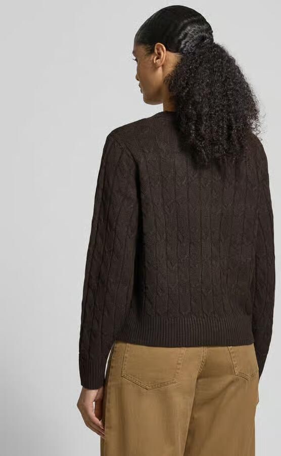 Vero Moda Regular fit gebreide pullover met kabelpatroon model 'ARIES' - Foto 2