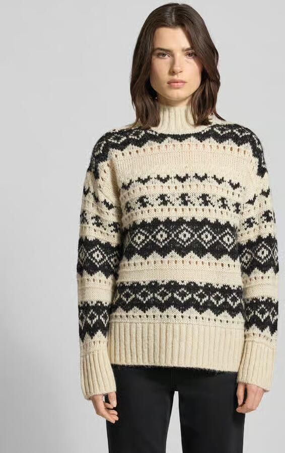 Vero Moda Regular fit gebreide pullover met ronde hals model 'AMPLE' - Foto 2