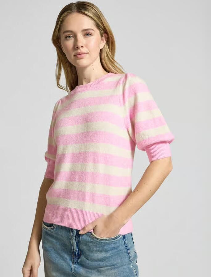 Vero Moda Regular fit gebreide pullover met ronde hals model 'DOFFY' - Foto 2