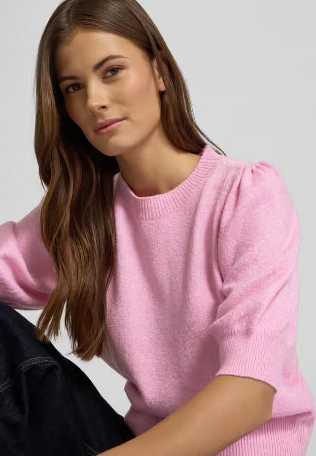 Vero Moda Regular fit gebreide pullover met ronde hals model 'DOFFY' - Foto 13