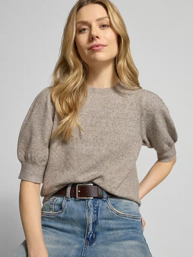 Vero Moda Regular fit gebreide pullover met ronde hals model 'DOFFY' - Foto 2
