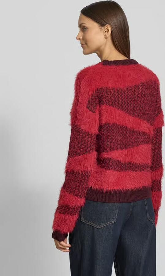 Vero Moda Regular fit gebreide pullover met structuurmotief model 'CALLIE'
