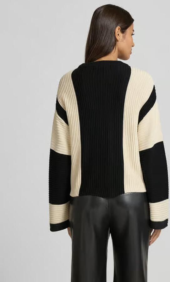 Vero Moda Regular fit gebreide pullover van katoenmix model 'GIGI' - Foto 5