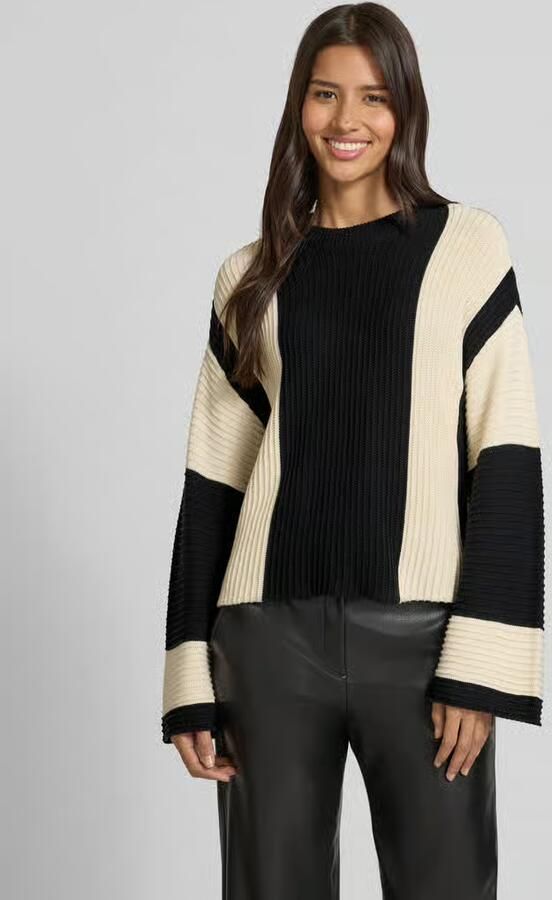 Vero Moda Regular fit gebreide pullover van katoenmix model 'GIGI' - Foto 6