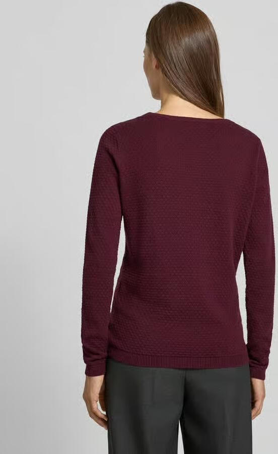 Vero Moda Regular fit gebreide pullover met ronde hals model 'CARE STRUCTURE' - Foto 4