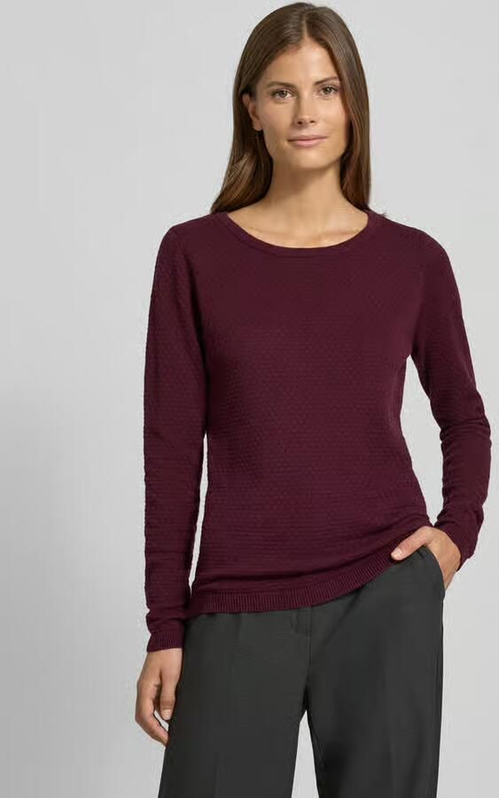 Vero Moda Regular fit gebreide pullover met ronde hals model 'CARE STRUCTURE' - Foto 5