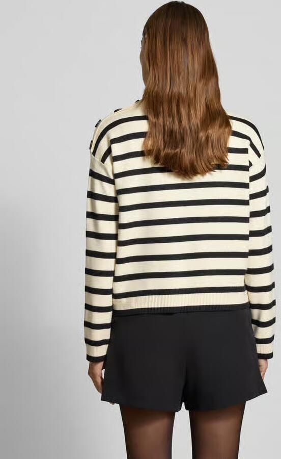 Vero Moda Trui met ronde hals VMSABA LS O-NECK BUTTON PULLOVER GA NOOS - Foto 8