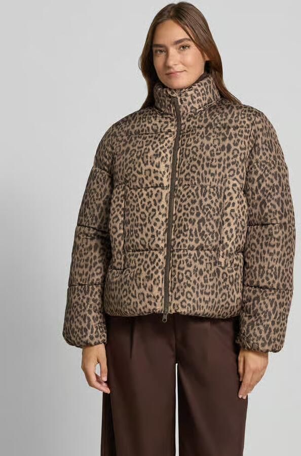 Vero Moda Regular fit gewatteerd jack met all-over motief model 'PARDA' - Foto 3
