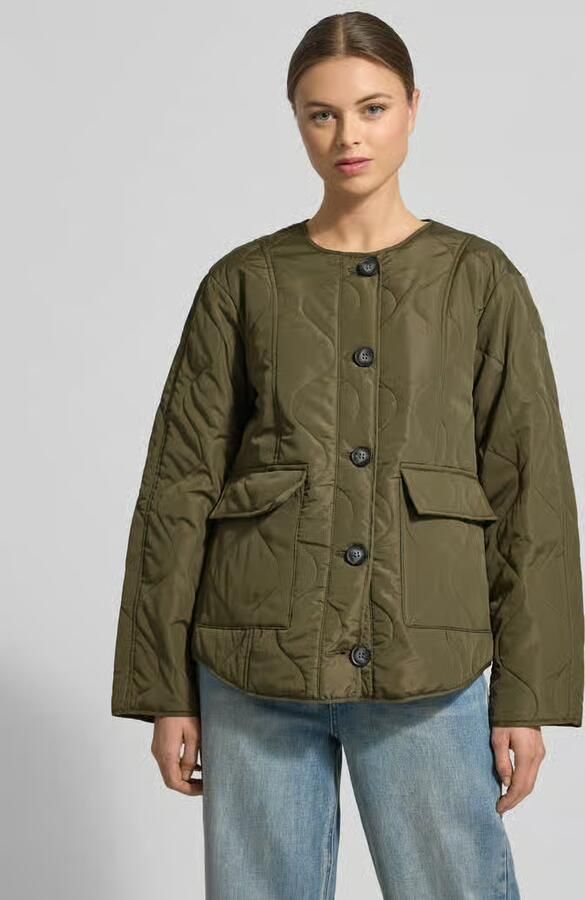 Vero Moda Regular Fit gewatteerde jas met klepzakken model 'MILLIE' - Foto 3