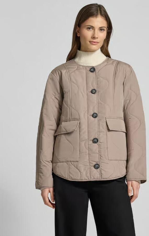 Vero Moda Regular Fit gewatteerde jas met klepzakken model 'MILLIE' - Foto 4