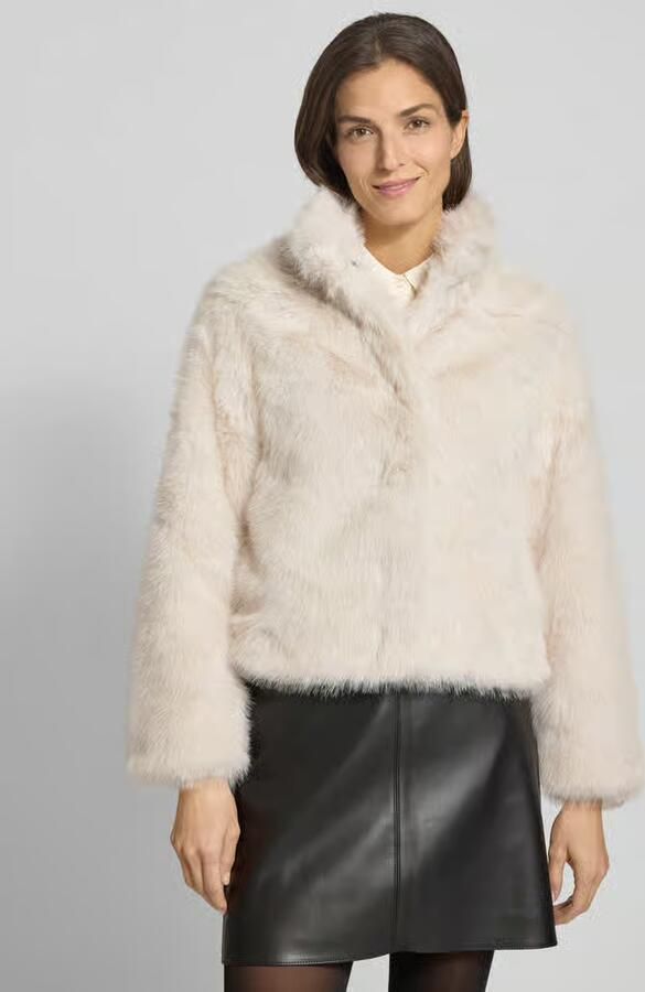 Vero Moda Regular fit jack van imitatiebont met opstaande kraag model 'MONROE' - Foto 15