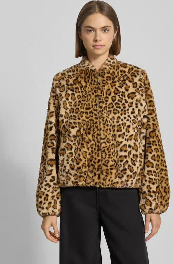 Vero Moda Regular fit jack van imitatiebont met all-over motief model 'SONJALIGA' - Foto 2
