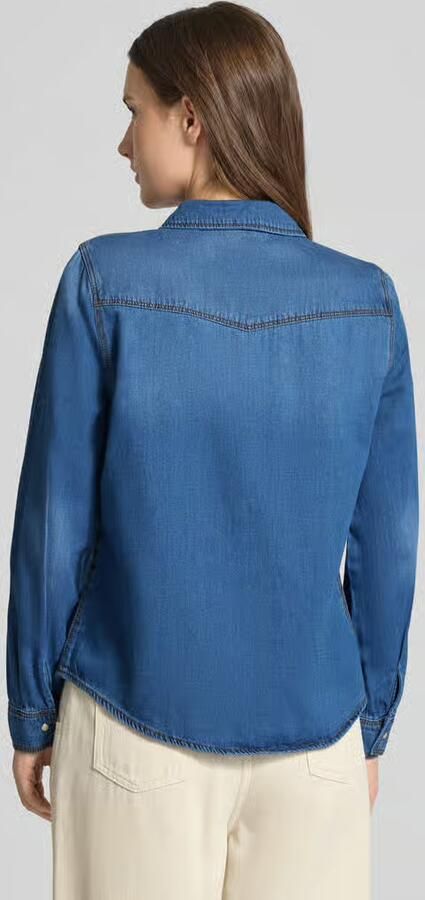 Vero Moda Regular fit jeansblouse van puur katoen Model 'MARIA'