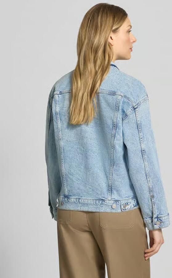 Vero Moda Regular fit jeansjack van katoenmix met fly-away-kraag model 'TESSA' - Foto 9