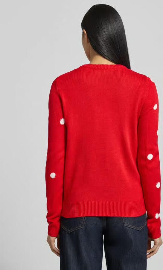 Vero Moda Regular fit kersttrui met paillettenmotief model 'TINSEL'