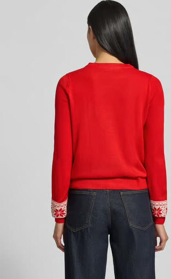 Vero Moda Regular fit kersttrui met pompon model 'FROSTYDEER' - Foto 1