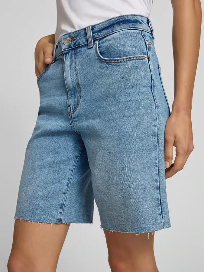 Vero Moda Regular fit korte jeans van katoenmix model 'CLEO' - Foto 4