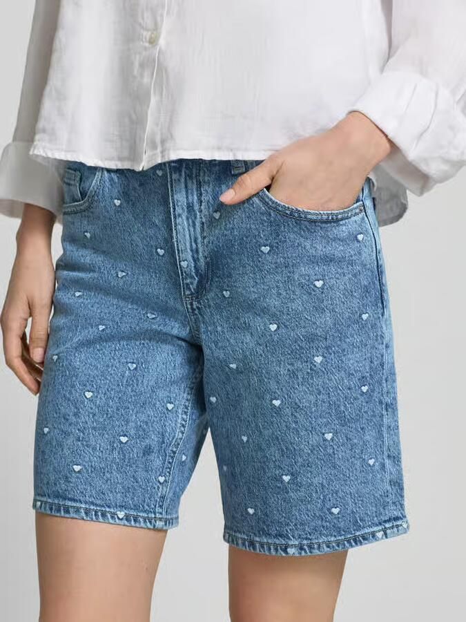 Vero Moda regular fit korte jeans van katoenmix model 'TESS'