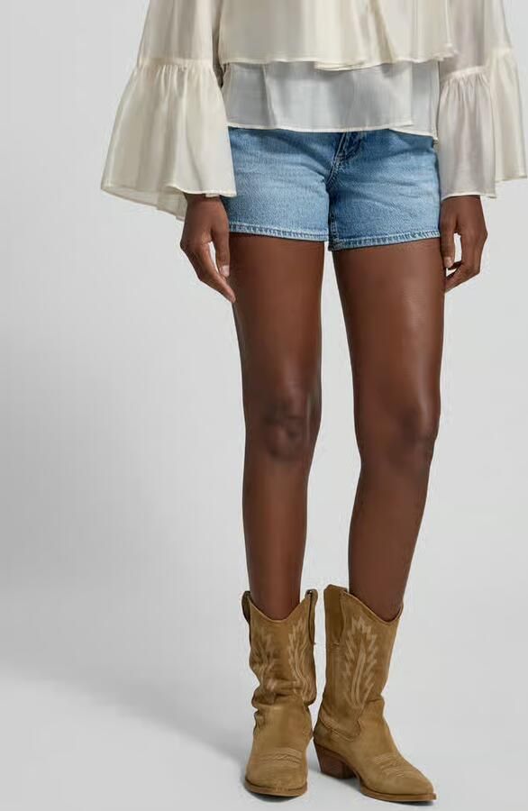 Vero Moda regular fit korte jeans van katoenmix model 'TESS' - Foto 3