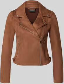 Vero Moda Regular fit kunstleren jack met riempjes aan de romp model 'JOSE' - Foto 2