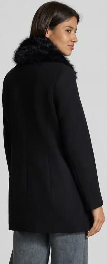 Vero Moda Regular fit lange jas met kraag van imitatiebont model 'AUTUMN' - Foto 2
