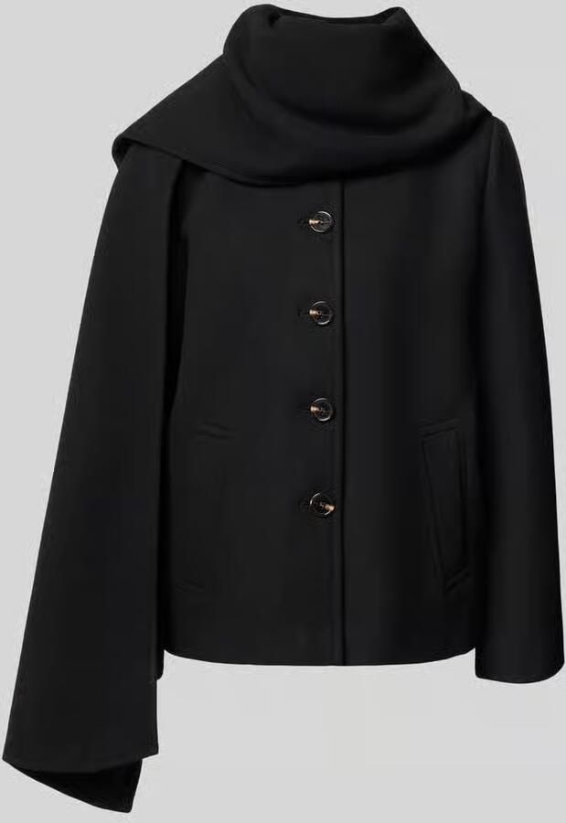 Vero Moda Regular fit lange jas met sjaalkraag model 'UNALAURA'