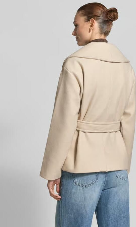 Vero Moda Regular fit lange jas met strikceintuur model 'ANNE' - Foto 9