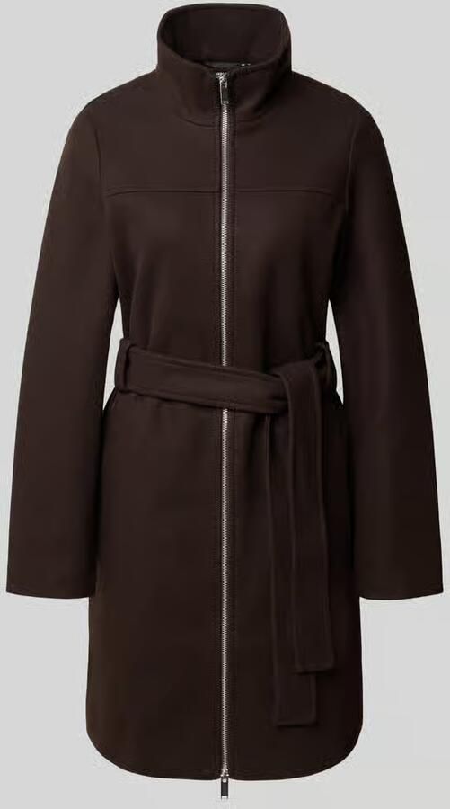 Vero Moda Regular fit lange jas met tailleriem