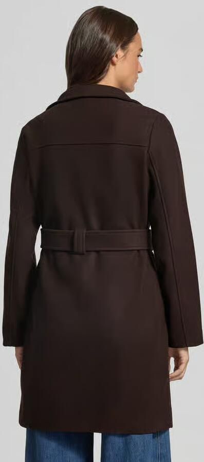 Vero Moda Regular fit lange jas met tailleriem - Foto 3