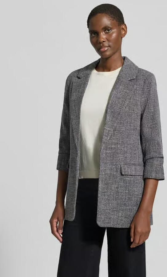 Vero Moda Lange blazer VMFRIDA LS REGULAR BLAZER NOOS zonder sluiting en met gerimpelde 3 4 mouw - Foto 4