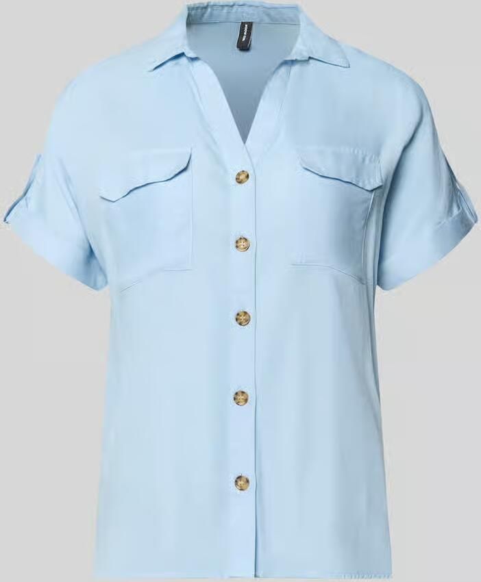 Vero Moda regular fit overhemdblouse van pure viscose model 'BUMPY' - Foto 2