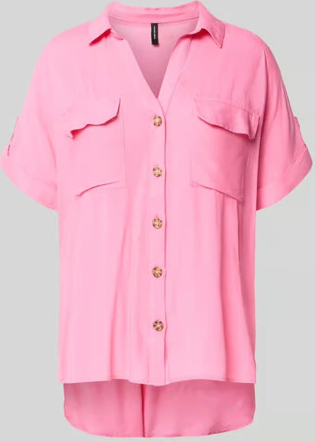 Vero Moda regular fit overhemdblouse van pure viscose model 'BUMPY' - Foto 2
