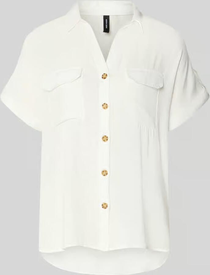 Vero Moda regular fit overhemdblouse van pure viscose model 'BUMPY' - Foto 10